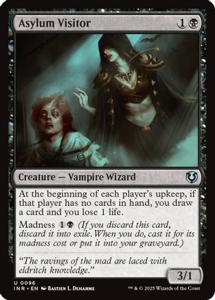 Asylum Visitor (INR-096) - Innistrad Remastered Foil [Uncommon]