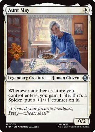 Aunt May (SPM-003) - Marvel's Spider-Man Foil [Uncommon]