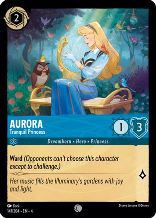 Aurora - Tranquil Princess (141/204) - Ursulas Return Cold Foil [Common]