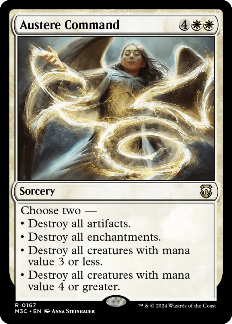 Austere Command (M3C-167) - Modern Horizons 3 Commander Foil [Rare]