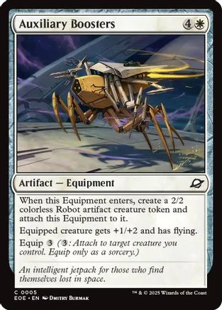Auxiliary Boosters (EOE-005) - Edge of Eternities [Common]