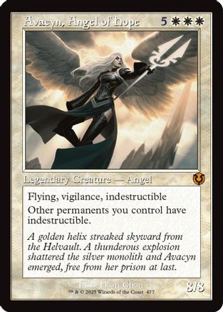 Avacyn, Angel of Hope (Retro Frame) (INR-477) - Innistrad Remastered [Mythic]