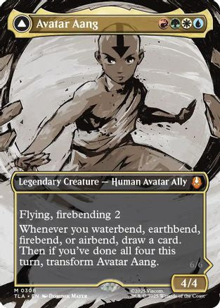 Avatar Aang (Borderless) (TLA-308) - Avatar: The Last Airbender [Mythic]