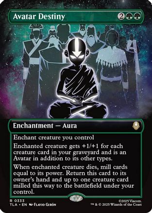 Avatar Destiny (Borderless) (TLA-333) - Avatar: The Last Airbender Foil [Rare]
