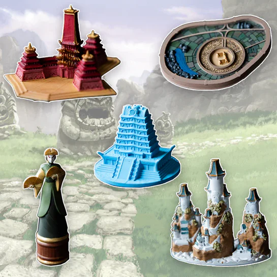 Avatar: Journey of Aang - Iconic Locations Pack - Painted Miniatures *PRE-ORDER* - Image 2
