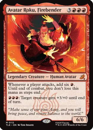 Avatar Roku, Firebender (TLE-112) - Avatar: The Last Airbender: Eternal-Legal [Mythic]