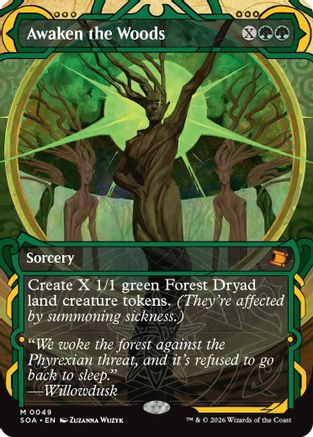 Awaken the Woods (SOA-049) - Secrets of Strixhaven: Mystical Archive Foil [Mythic]