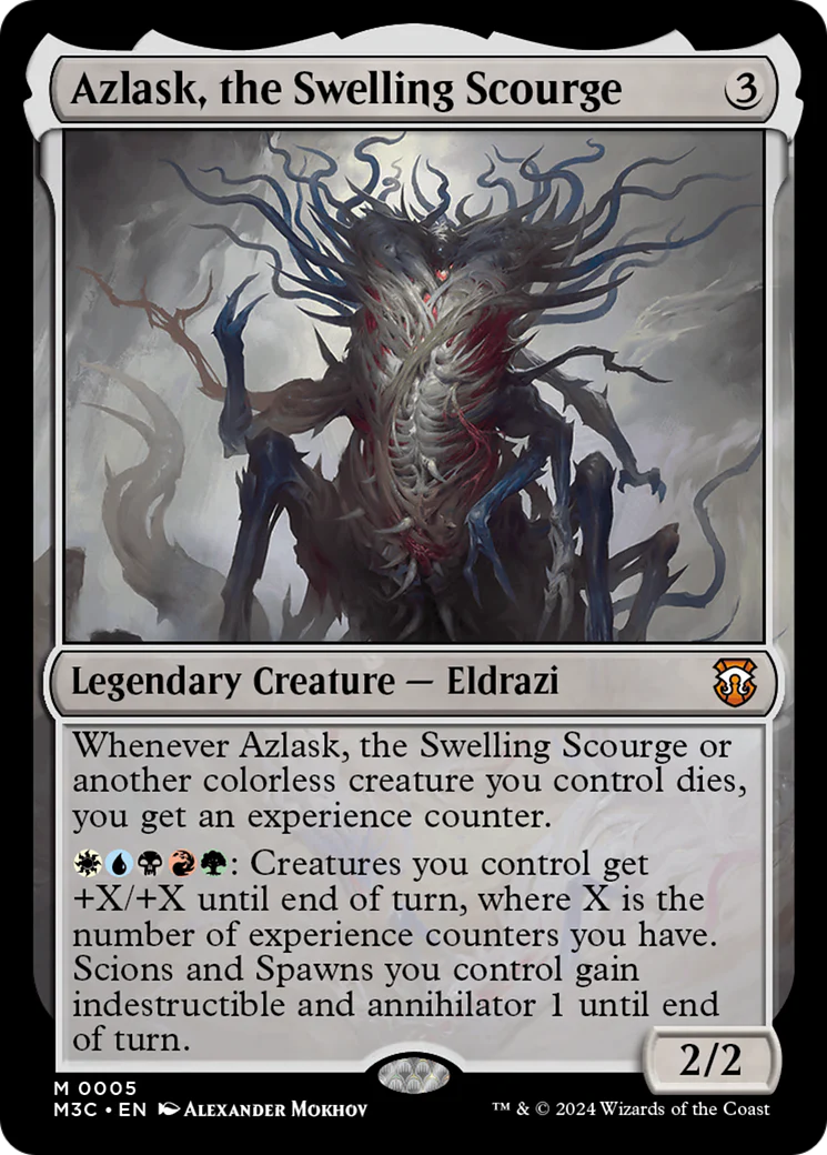 Azlask, the Swelling Scourge (M3C-005) - Modern Horizons 3 Commander [Mythic]