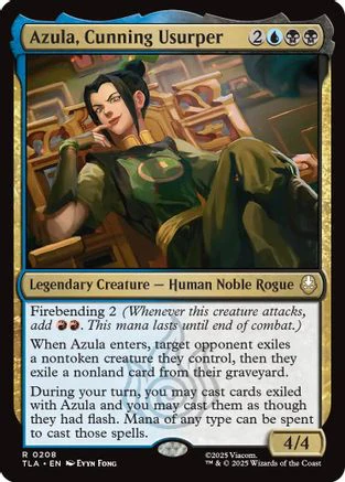 Azula, Cunning Usurper (TLA-208) - Avatar: The Last Airbender [Rare]