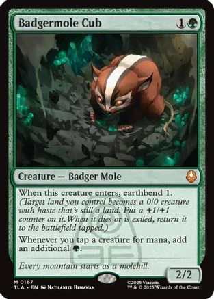 Badgermole Cub (TLA-167) - Avatar: The Last Airbender [Mythic]