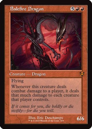 Balefire Dragon (Retro Frame) (INR-479) - Innistrad Remastered [Mythic]