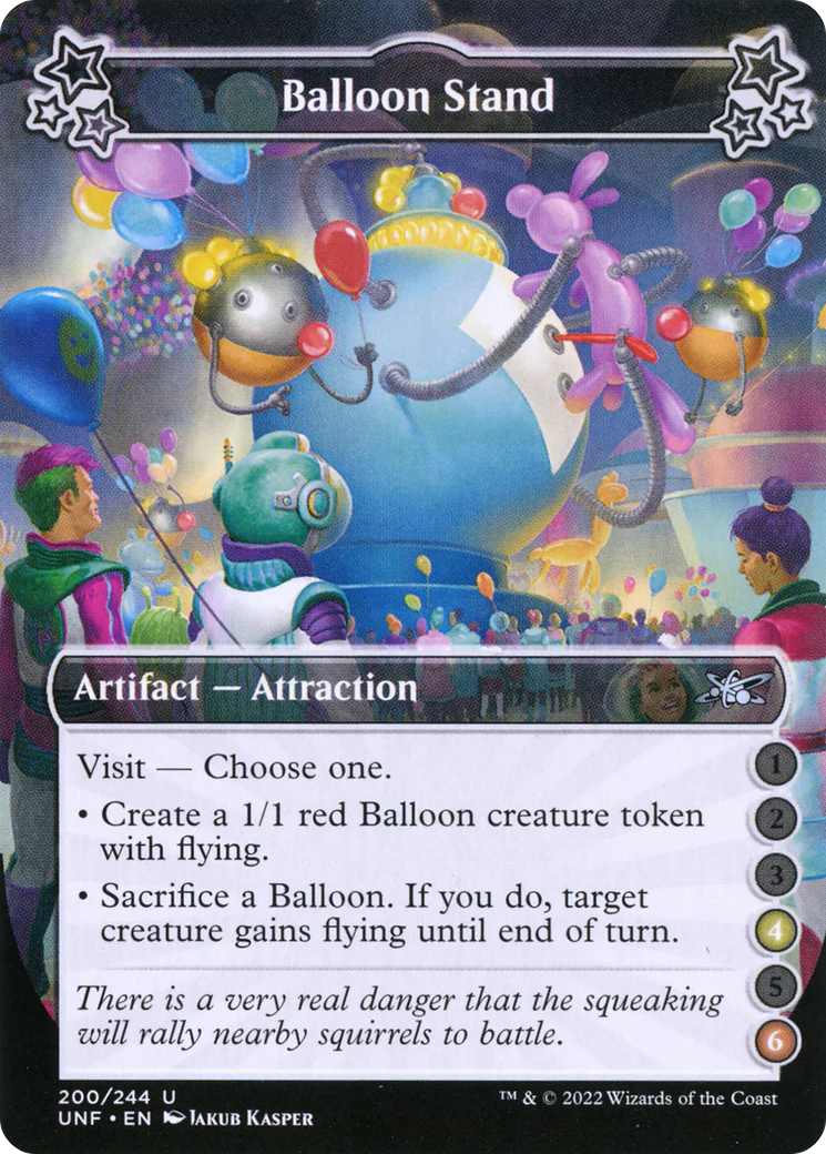 Balloon Stand (UNF-200C) - Unfinity Foil [Uncommon]