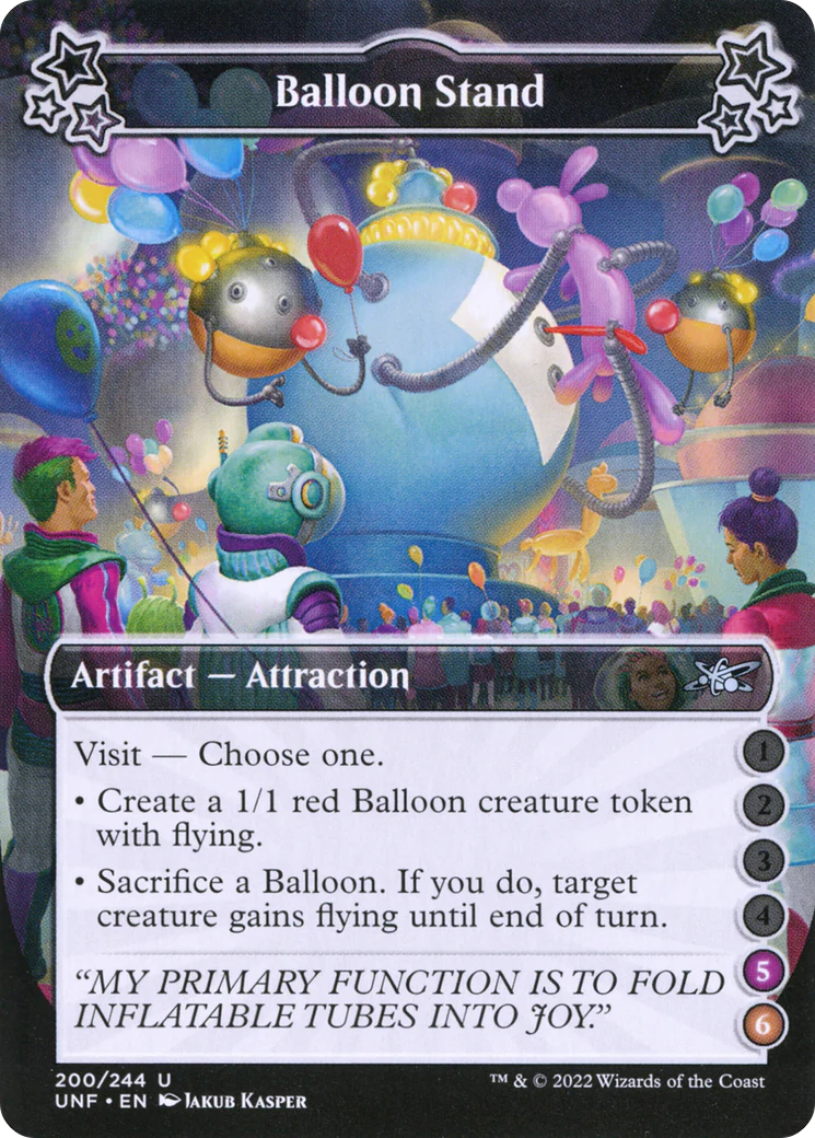 Balloon Stand (UNF-200D) - Unfinity [Uncommon]