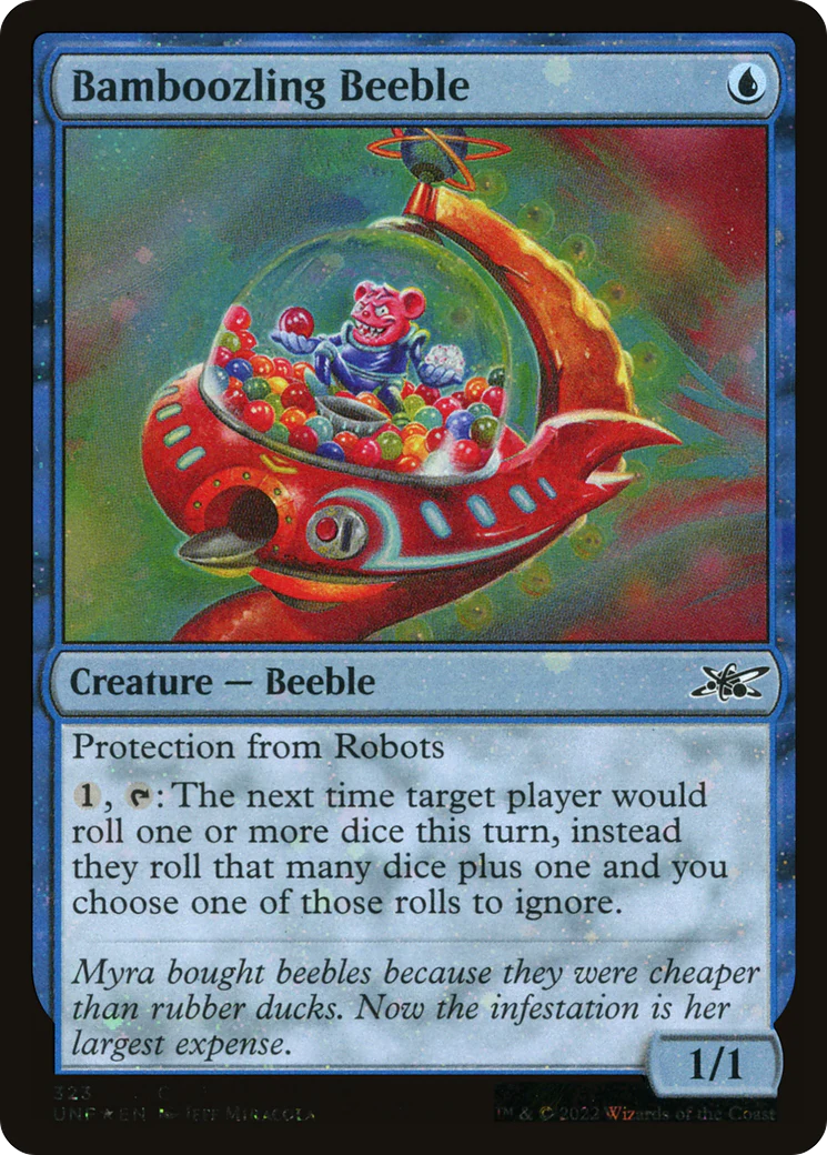 Bamboozling Beeble (UNF-323) - Unfinity Galaxy Foil [Common]
