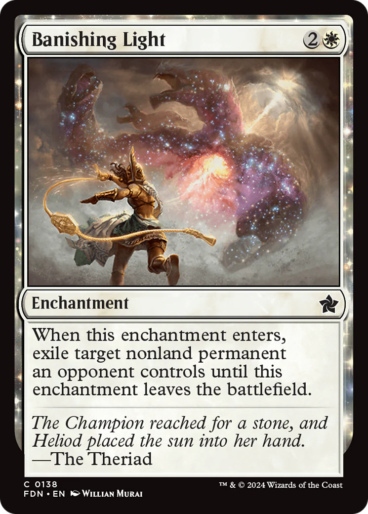 Banishing Light (FDN-138) - Foundations Foil [Common]