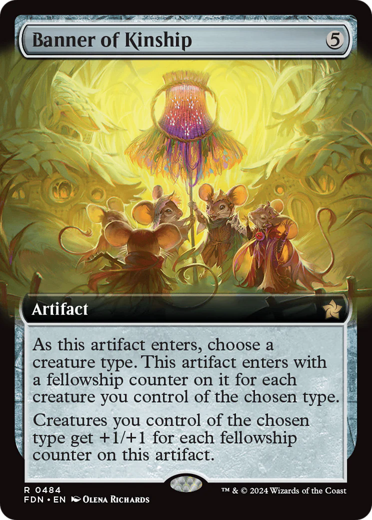 Banner of Kinship (FDN-484) - Foundations: (Extended Art) Foil [Rare]