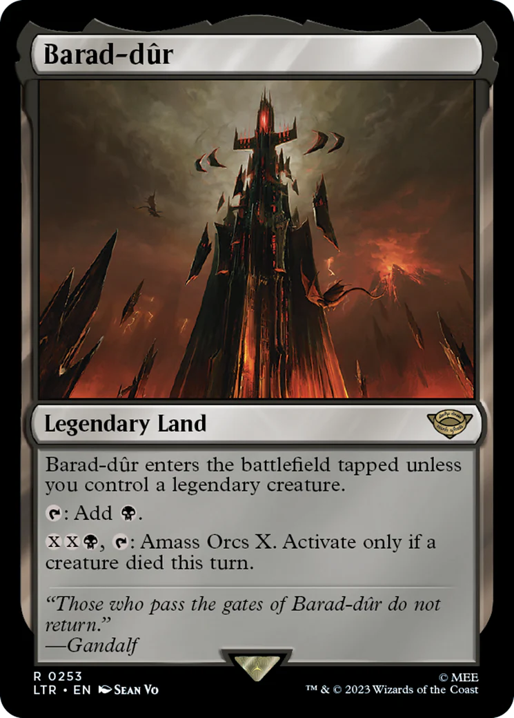 Barad-dûr (LTR-253) - The Lord of the Rings: Tales of Middle-earth Foil [Rare]