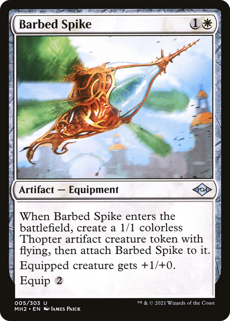 Barbed Spike (MH2-005) - Modern Horizons 2 Foil [Uncommon]