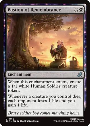 Bastion of Remembrance (TLE-160) - Avatar: The Last Airbender: Eternal-Legal [Uncommon]