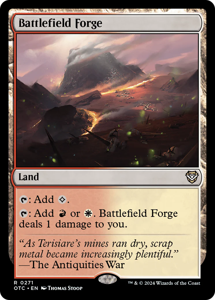Battlefield Forge (OTC-271) - Outlaws of Thunder Junction Commander [Rare]