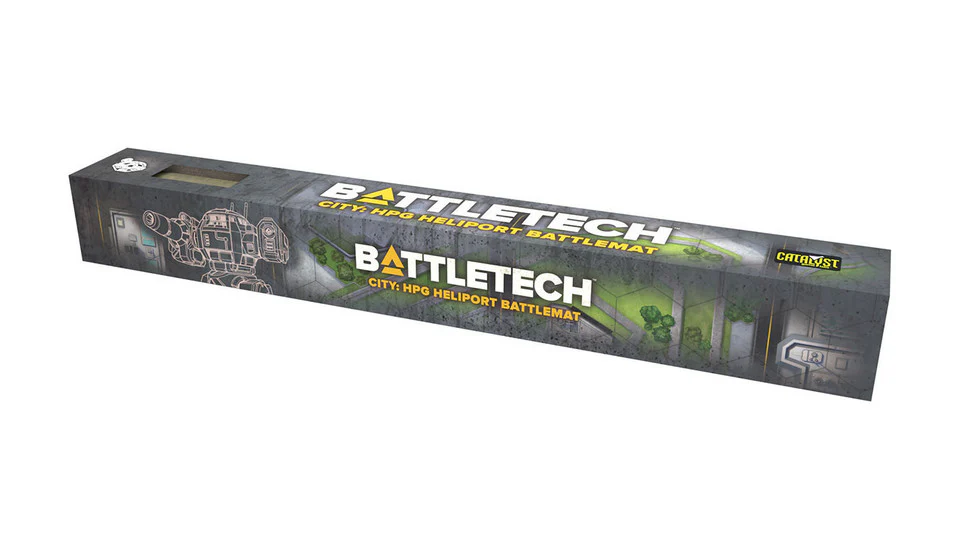 BattleTech BattleMat: City - HPG Heliport/Plaza