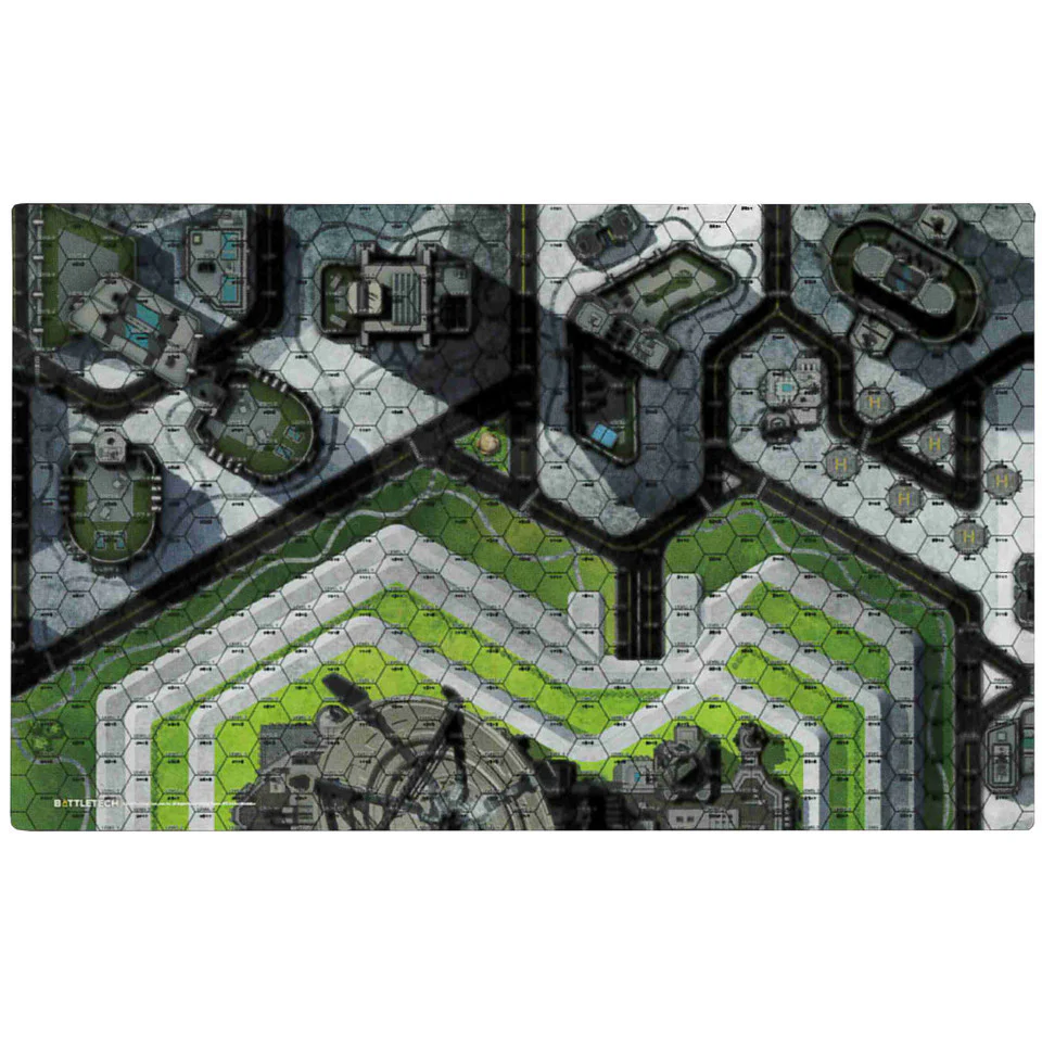 BattleTech BattleMat: City - HPG Heliport/Plaza - Image 3