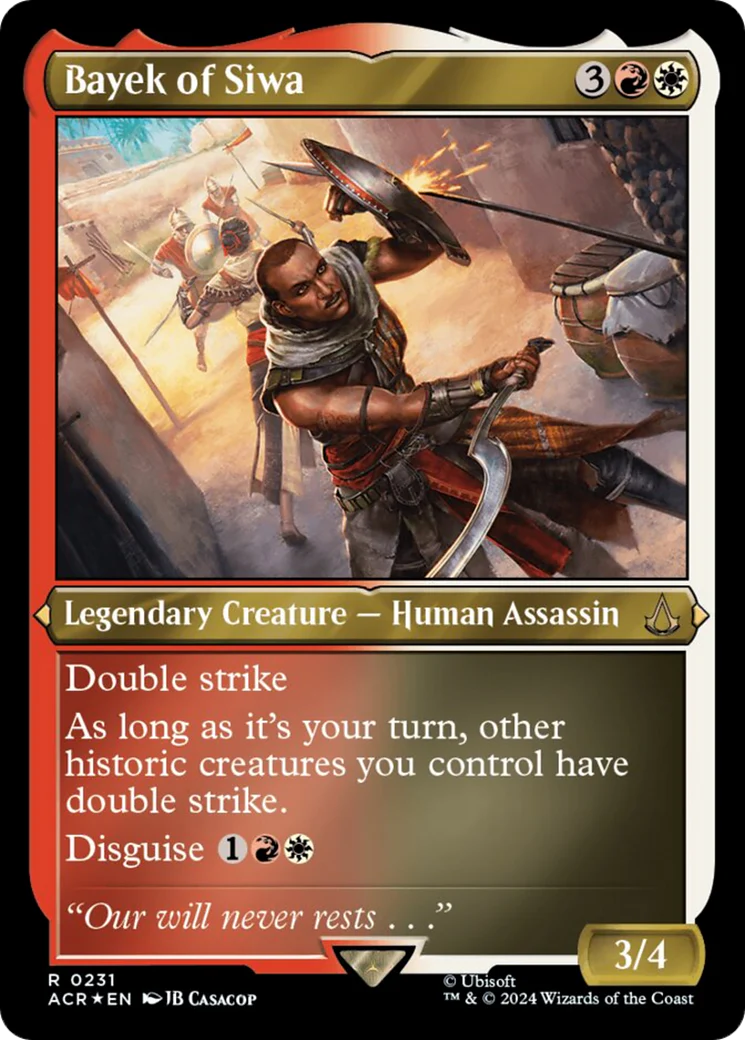 Bayek of Siwa (ACR-231) - Assassin's Creed Etched Foil [Rare]