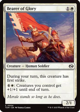 Bearer of Glory (TDM-004) - Tarkir: Dragonstorm [Common]