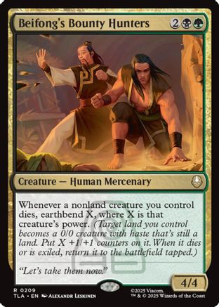 Beifong's Bounty Hunters (TLA-209) - Avatar: The Last Airbender [Rare]