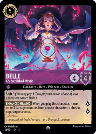 Belle - Accomplished Mystic (36/204) - Ursulas Return Cold Foil [Super Rare]