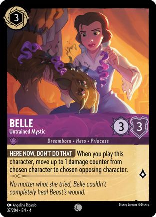 Belle - Untrained Mystic (37/204) - Ursulas Return Cold Foil [Common]