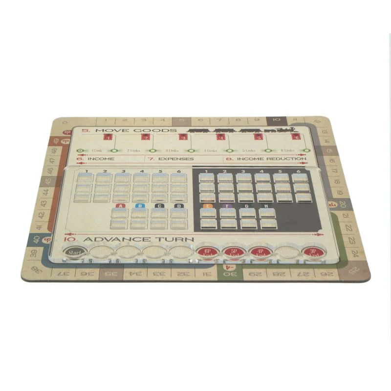 BGExpansions - Age of Steam: Goods Organizer for Age of Steam. Acrylic Overlay (1 Piece) - Image 2