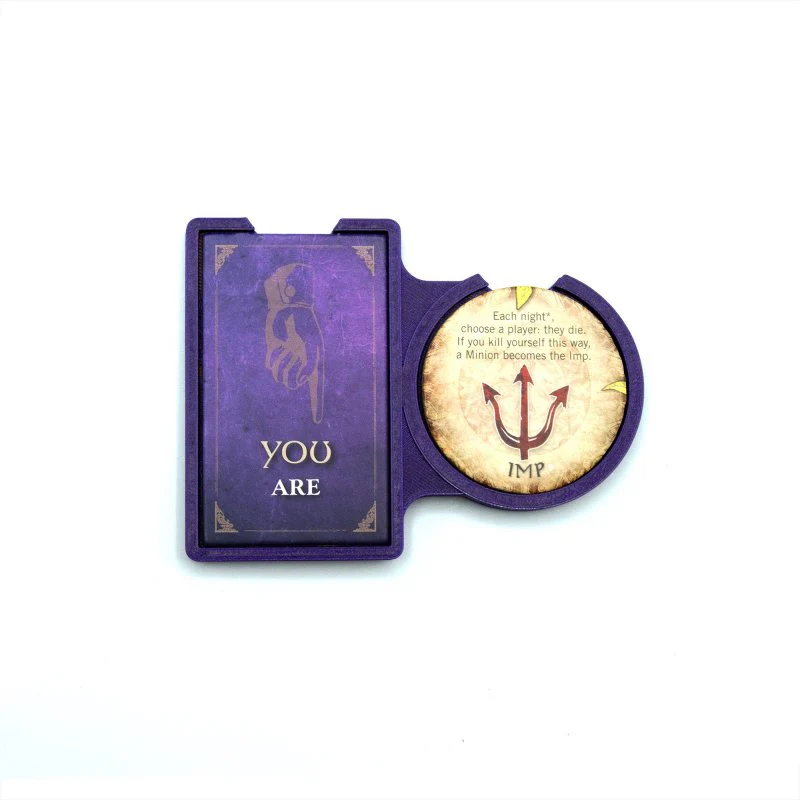 BGExpansions - Blood on the Clocktower: 1 Character Card Holder / Token Display Tray (1 card holder) - Image 2