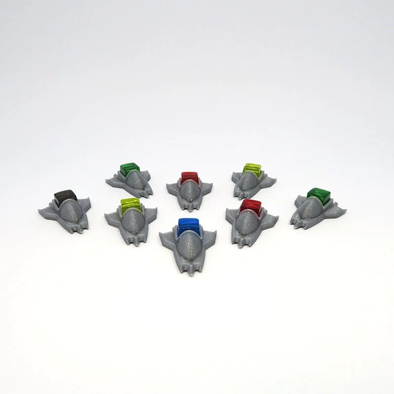 BGExpansions - Terraforming Mars Colonies: Space Ships (8 pieces)