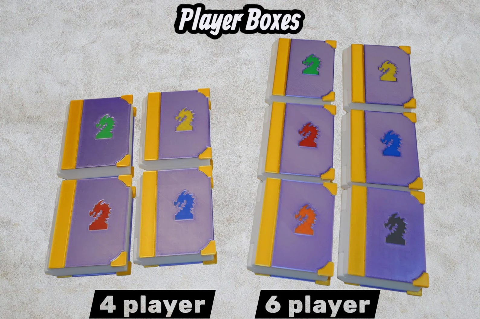 BGisGood - Clanks! Catacombs Board Game Thematic Token Organizer Insert - All pieces - All Set 4 Players Slot - Image 7