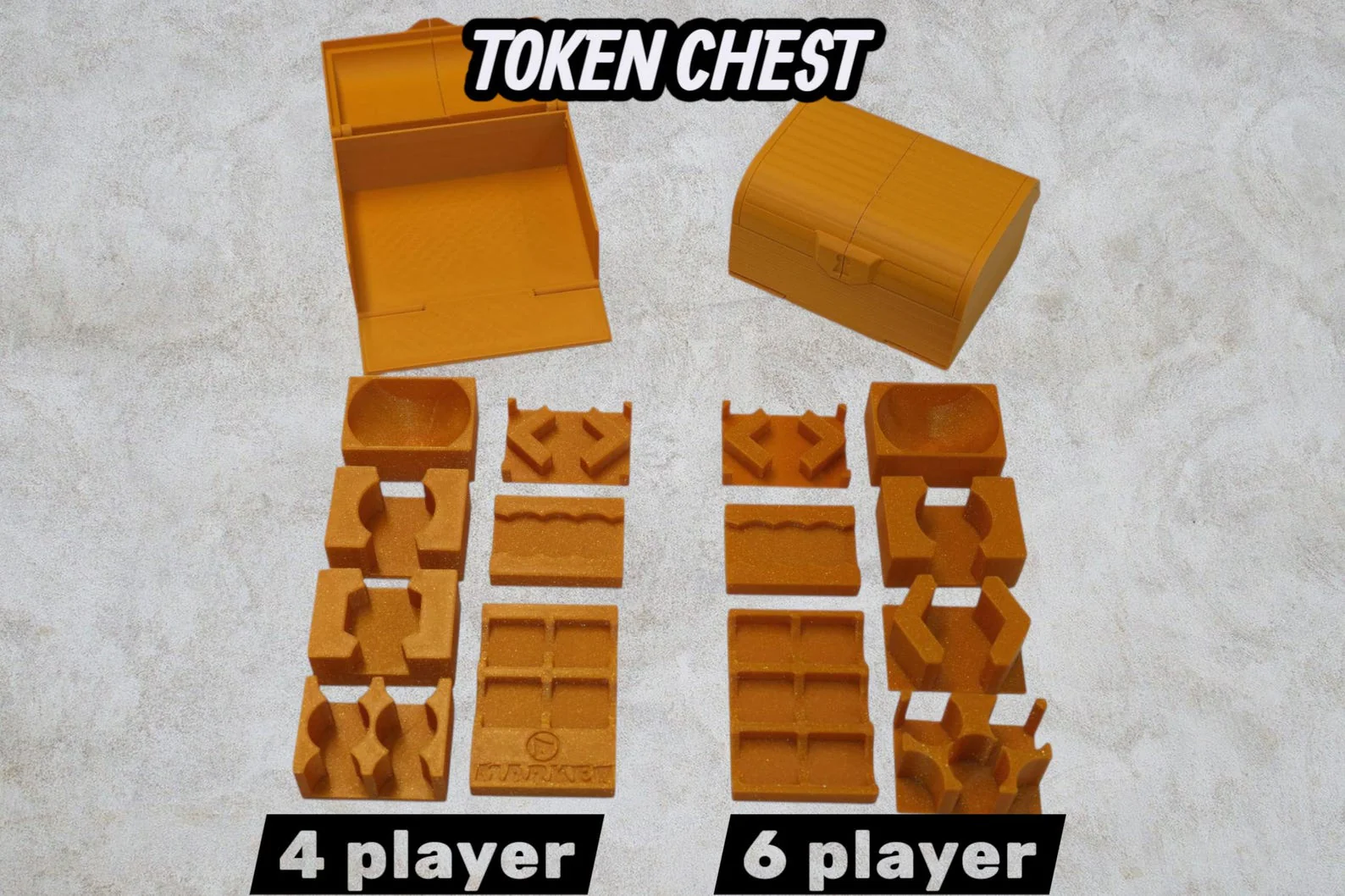 BGisGood - Clanks! Catacombs Board Game Thematic Token Organizer Insert - All pieces - All Set 4 Players Slot - Image 9