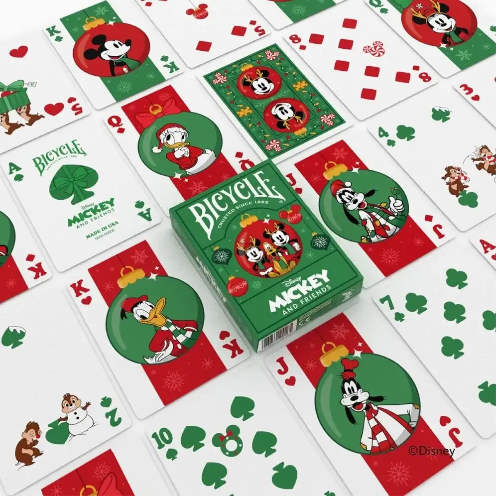 Bicycle Playing Cards - Disney Mickey and Friends Holiday *PRE-ORDER* - Image 2