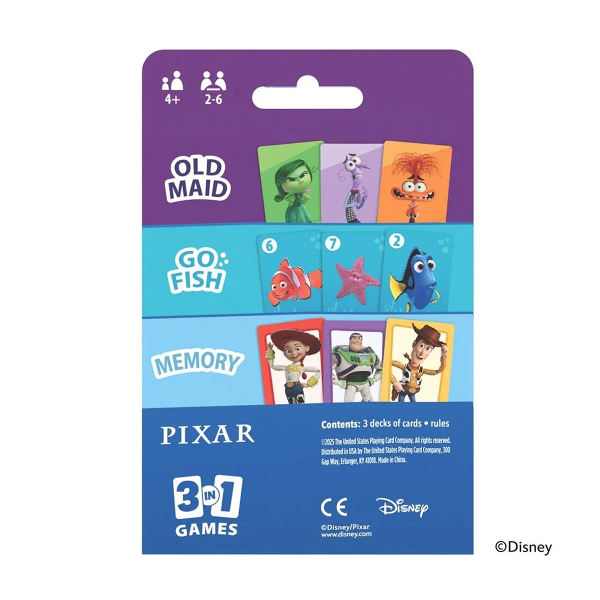 Bicycle Playing Cards - Disney: Pixar 3-in-1 Games - Image 2