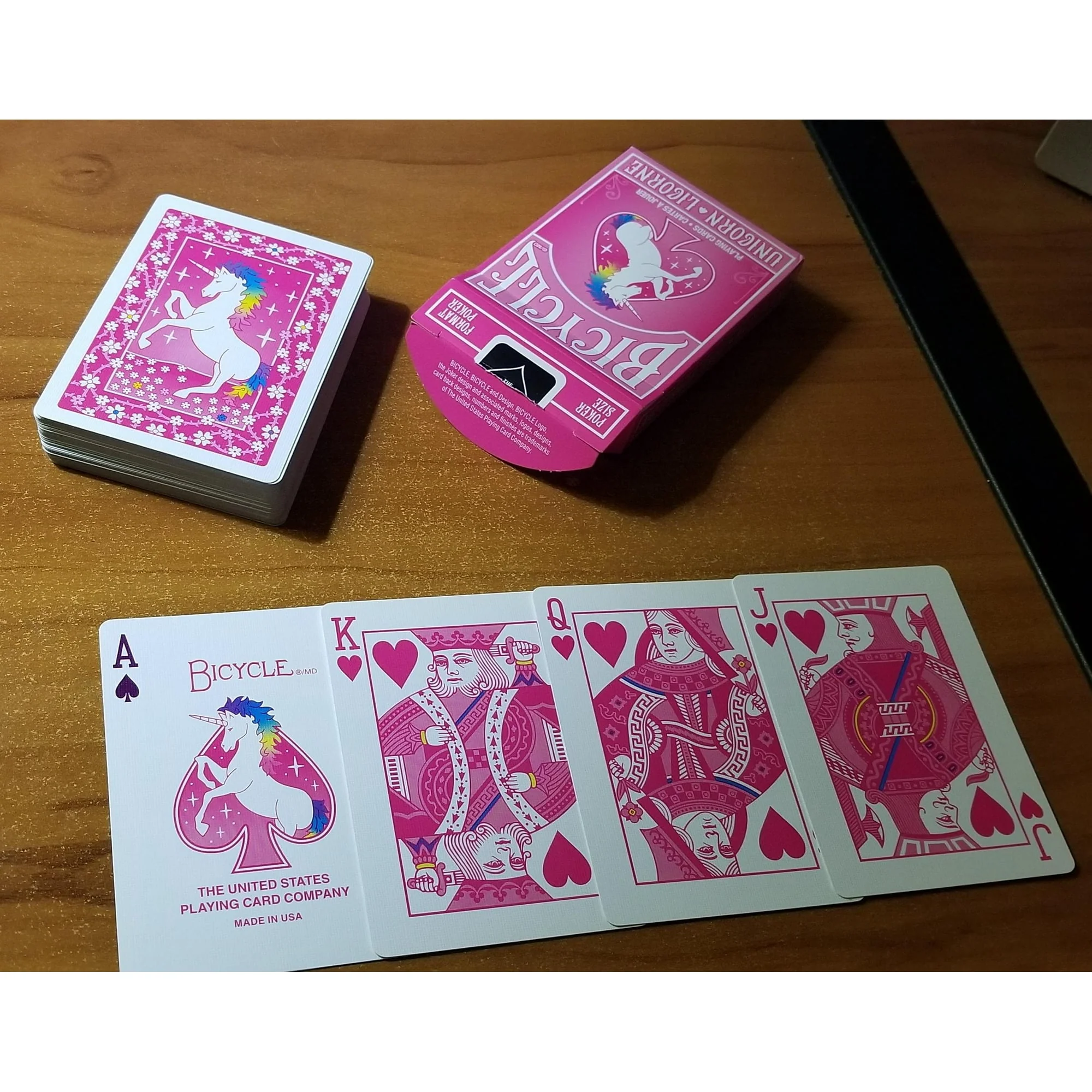 Bicycle Playing Cards - Unicorn (Pink) *PRE-ORDER* - Image 2