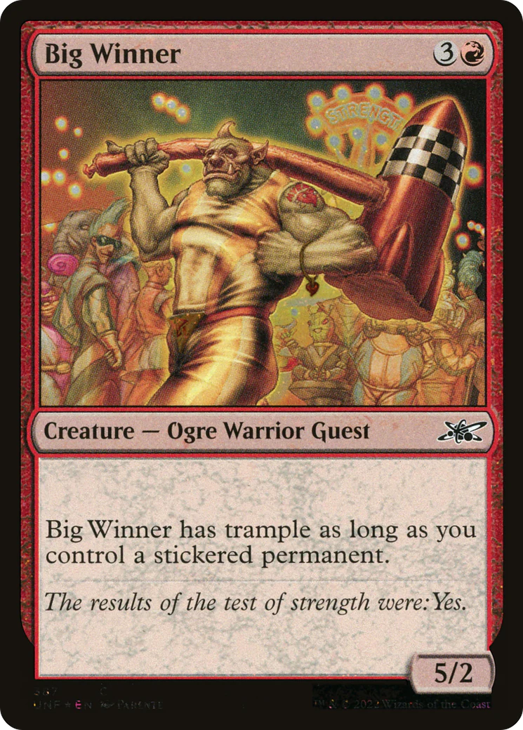 Big Winner (UNF-387) - Unfinity Galaxy Foil [Common]