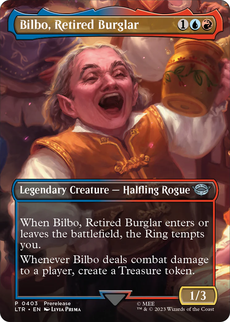 Bilbo, Retired Burglar (LTR-403) - The Lord of the Rings: Tales of Middle-earth (Borderless) [Uncommon]