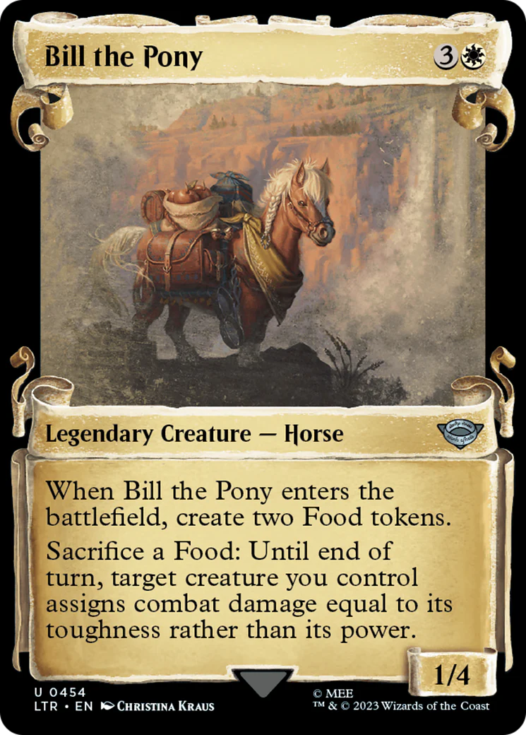 Bill the Pony (LTR-454) - The Lord of the Rings: Tales of Middle-earth: (Showcase) Scroll [Uncommon]