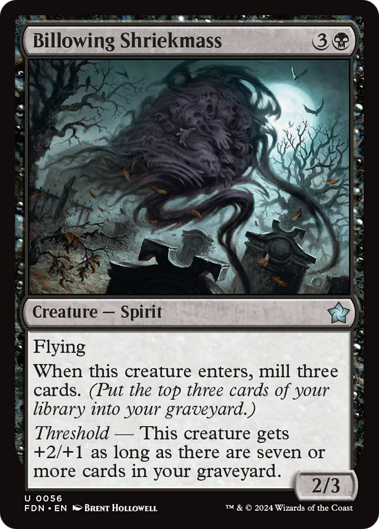 Billowing Shriekmass (FDN-056) - Foundations [Uncommon]