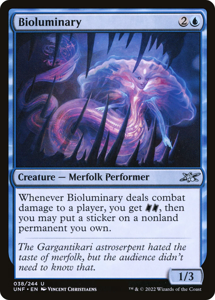 Bioluminary (UNF-038) - Unfinity Foil [Uncommon]