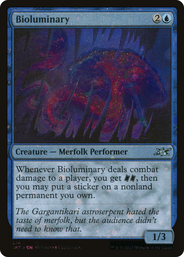 Bioluminary (UNF-324) - Unfinity Galaxy Foil [Uncommon]