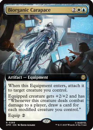 Biorganic Carapace (Extended Art) (SPM-269) - Marvel's Spider-Man Foil [Rare]