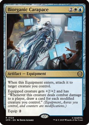 Biorganic Carapace (SPM-124) - Marvel's Spider-Man Foil [Rare]