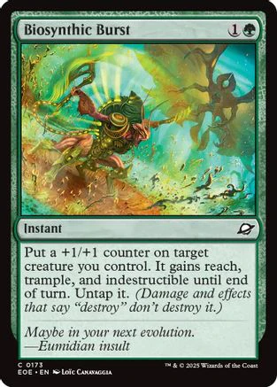 Biosynthic Burst (EOE-173) - Edge of Eternities Foil [Common]