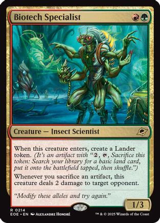 Biotech Specialist (EOE-214) - Edge of Eternities [Rare]