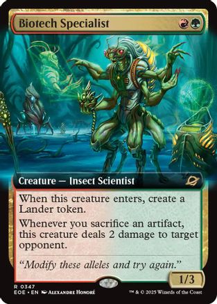 Biotech Specialist (Extended Art) (EOE-347) - Edge of Eternities [Rare]